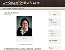 Tablet Screenshot of clammlaw.com